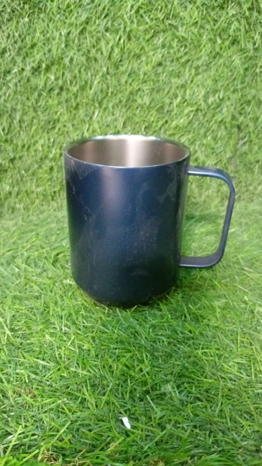 Steel mug for tea and coffee