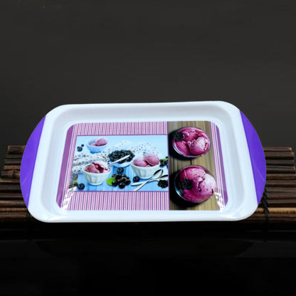 Small plastic tray for kitchen use and general purposes.