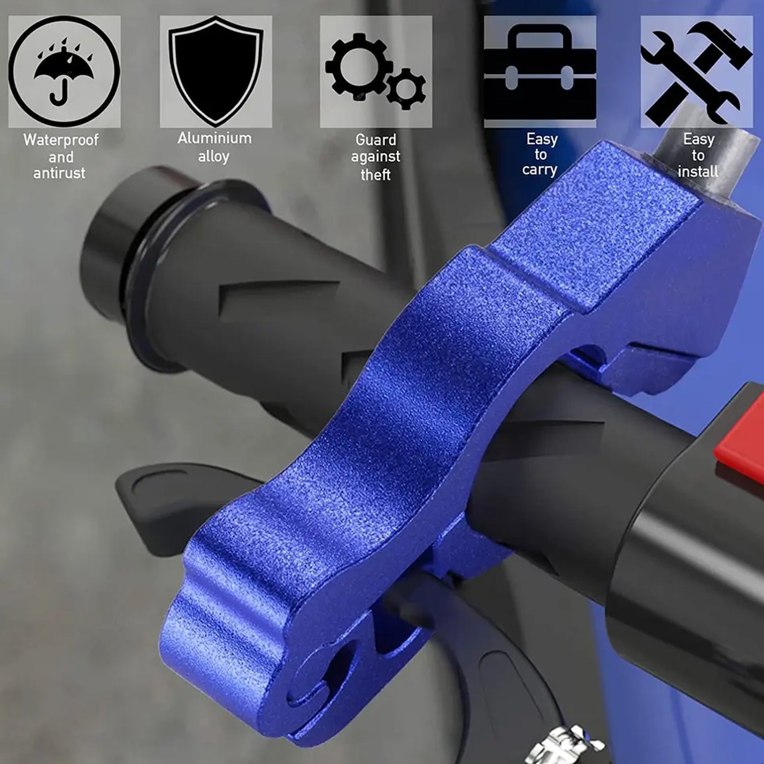 Universal throttle grip lock