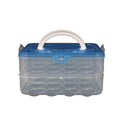 Double-layer egg storage box, 48 grid