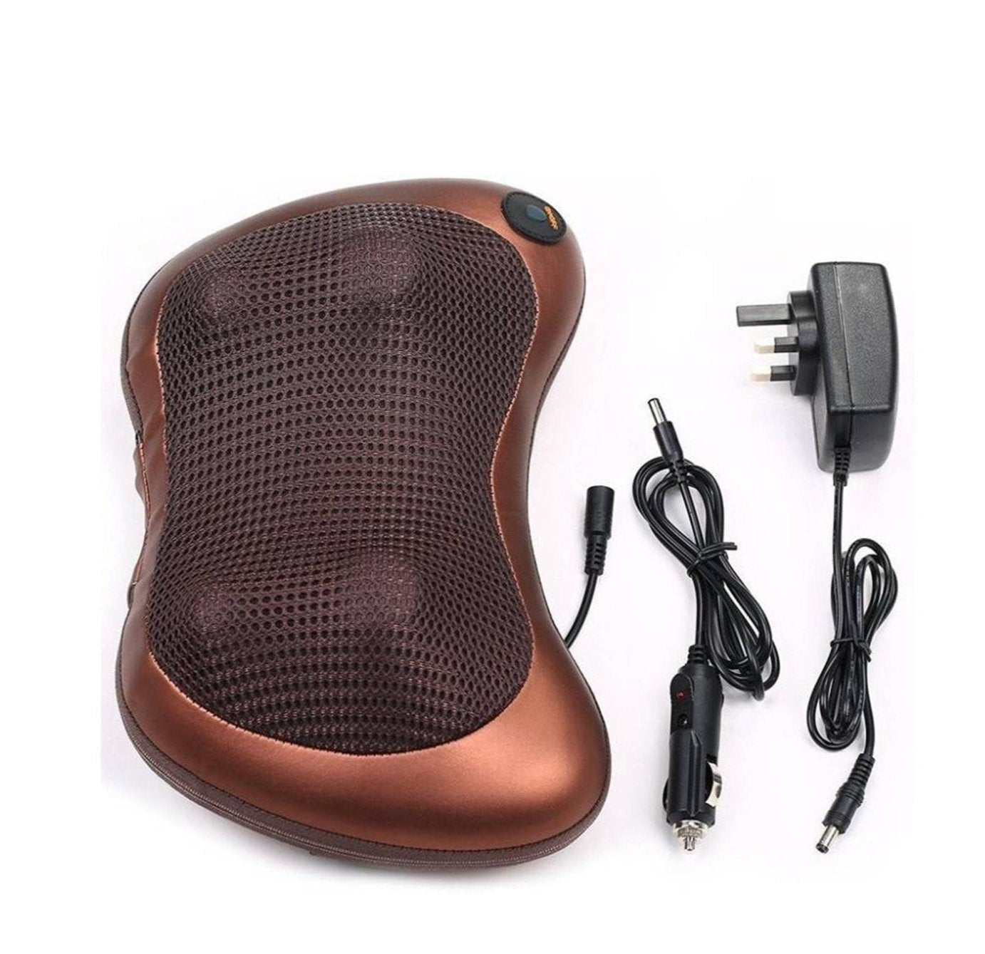 Massage pillow for home and car use.