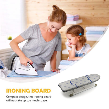 Portable ironing pad suitable for household or iron shop use for fabrics.