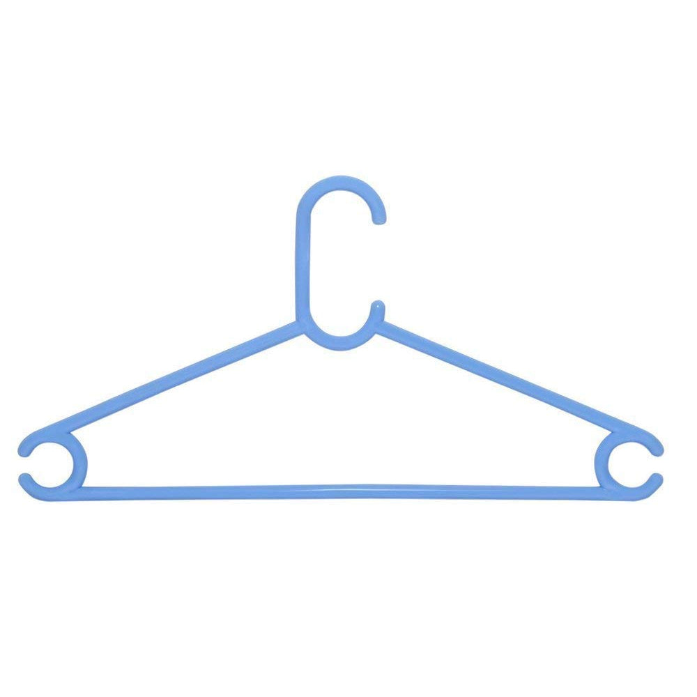 Clothes hangers in plastic