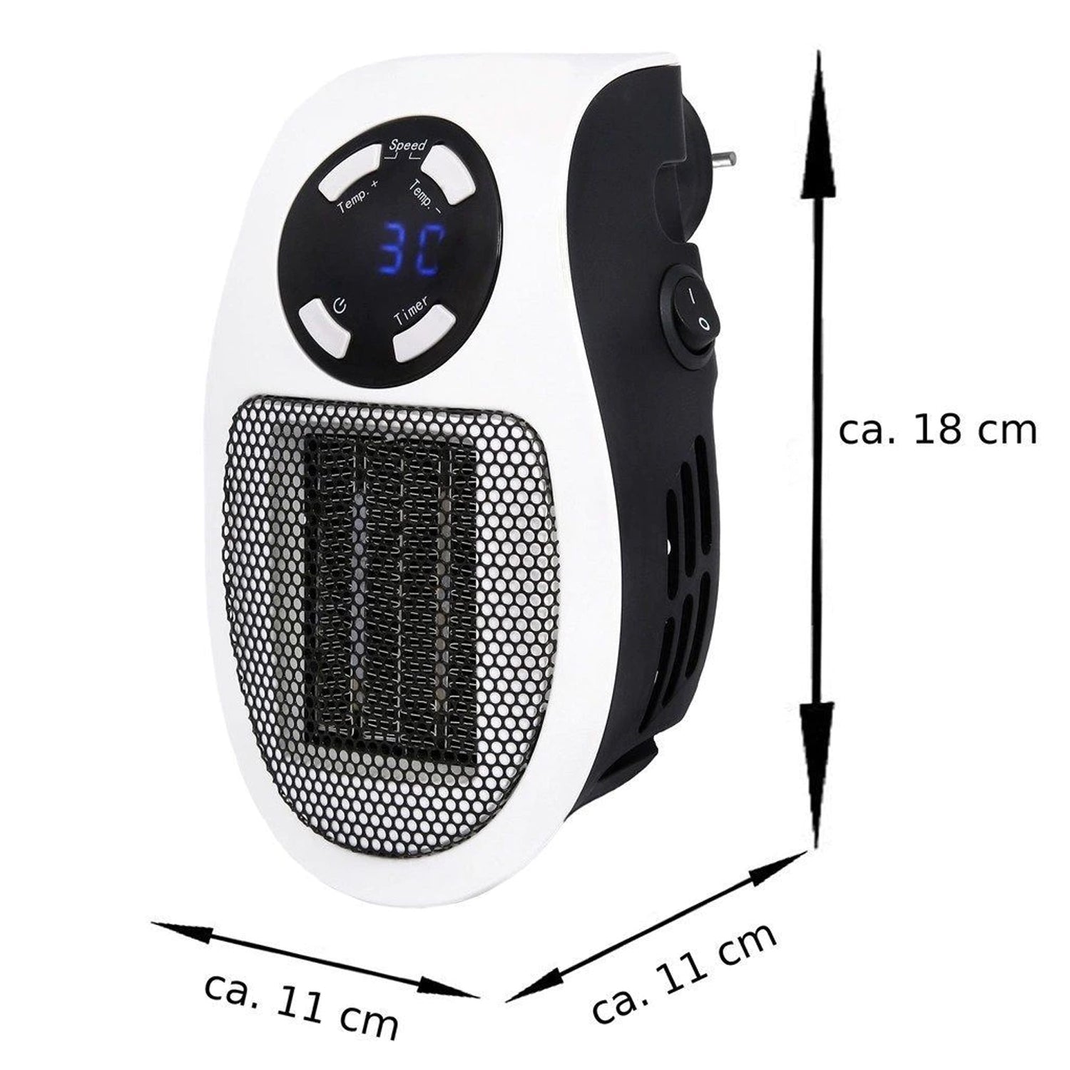 Household mini fan heater for winter