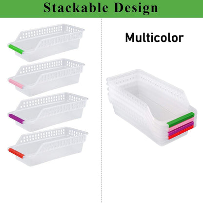 Space-saving kitchen organizer baskets, ideal for storing and organizing items neatly.