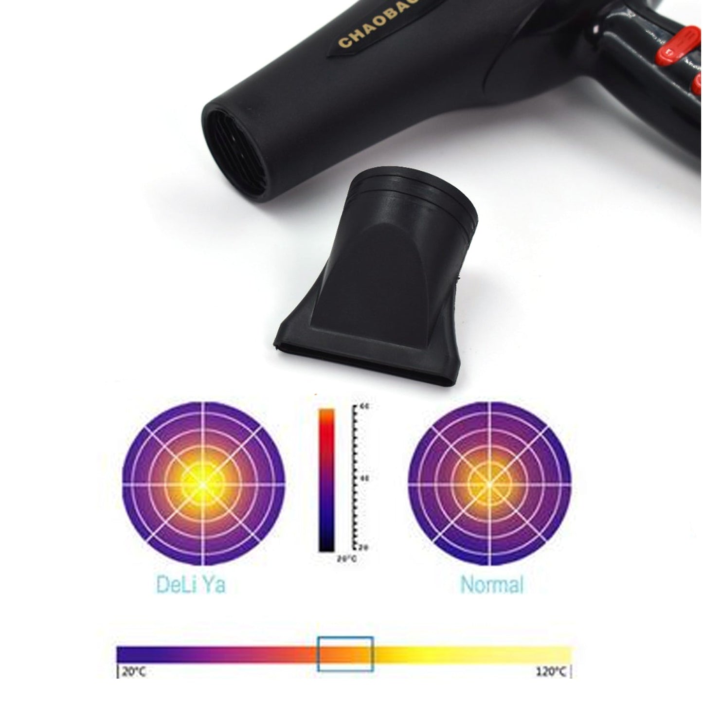 High-quality hair dryer designed for both men and women, professional use.