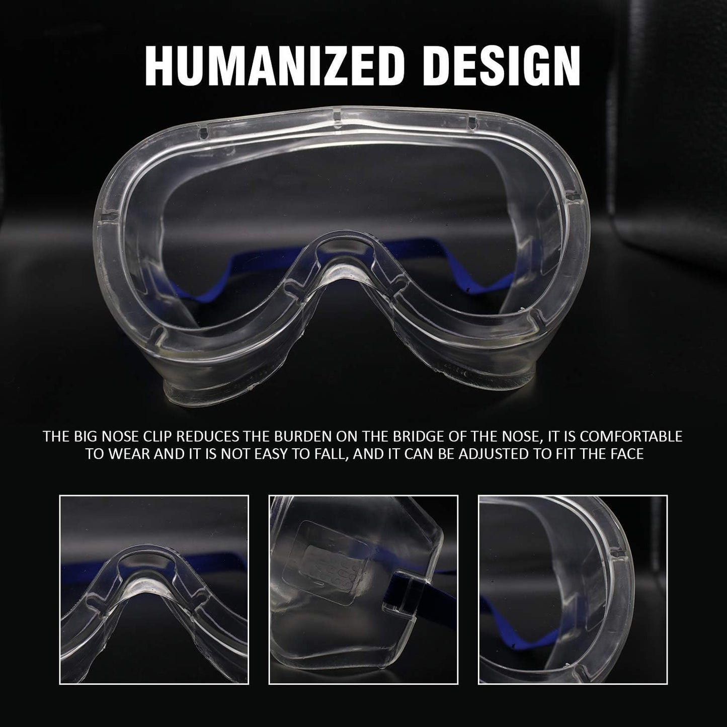 Safety goggles for workplace protection