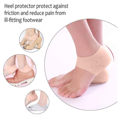 Gel heel socks