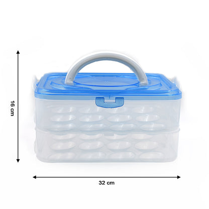 48-grid double-layer egg storage box