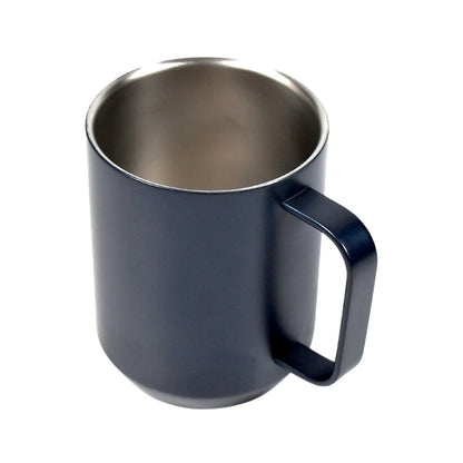 Easy clean steel coffee mug