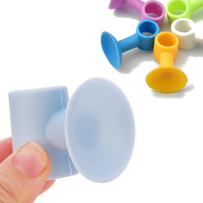 Durable silicone door stoppers, mini anti-collision pads, pack of 100 for damage prevention.