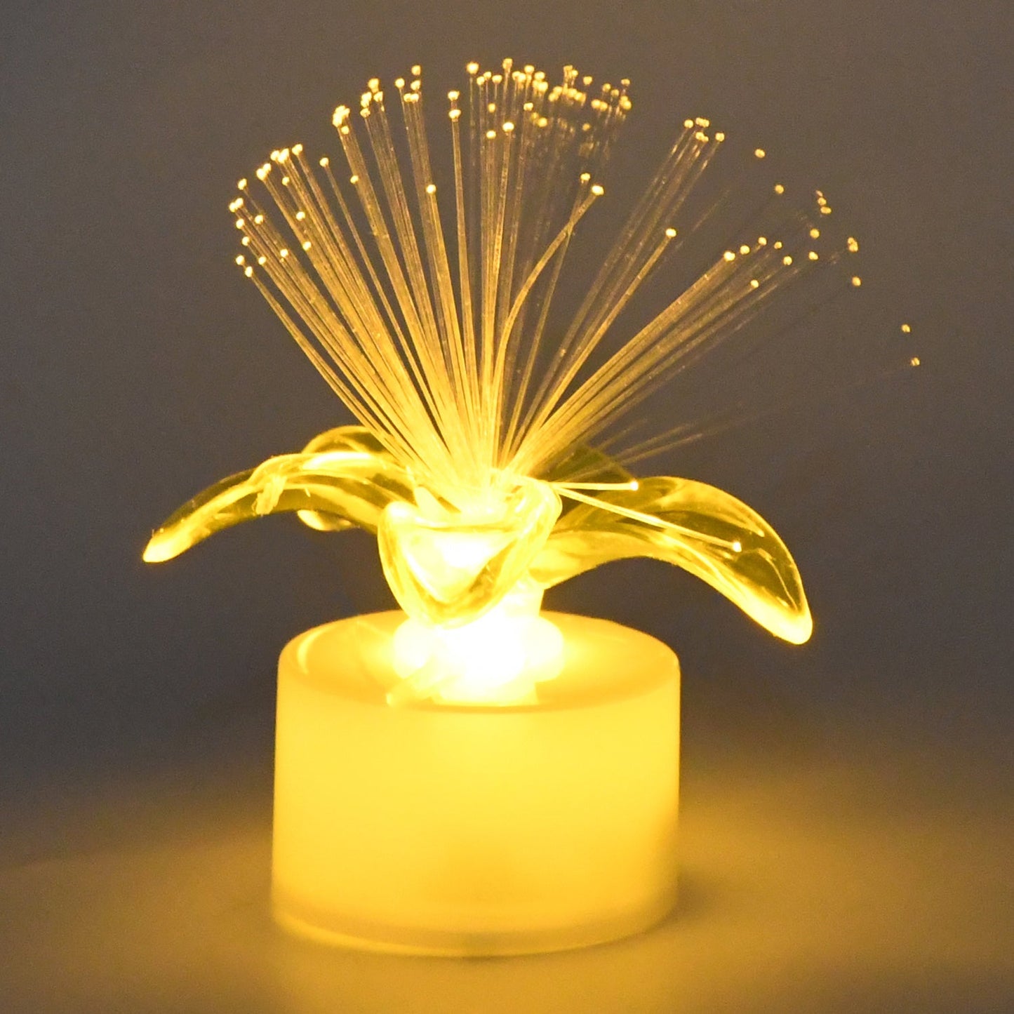 Fiber Optic Light, Mini Color Change LED Table Centerpieces, Light Up Candle - Pack of 12