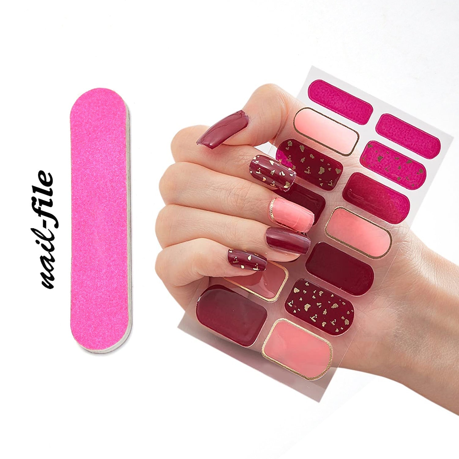 Nail file for shaping nails