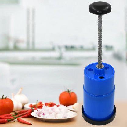 Onion vegetable hand press cutting chopper, easy to use.