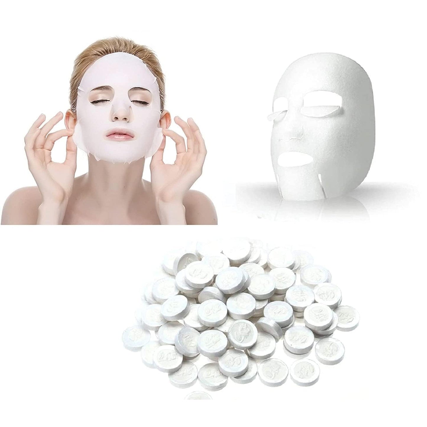 Facial whitening mask sheets pack