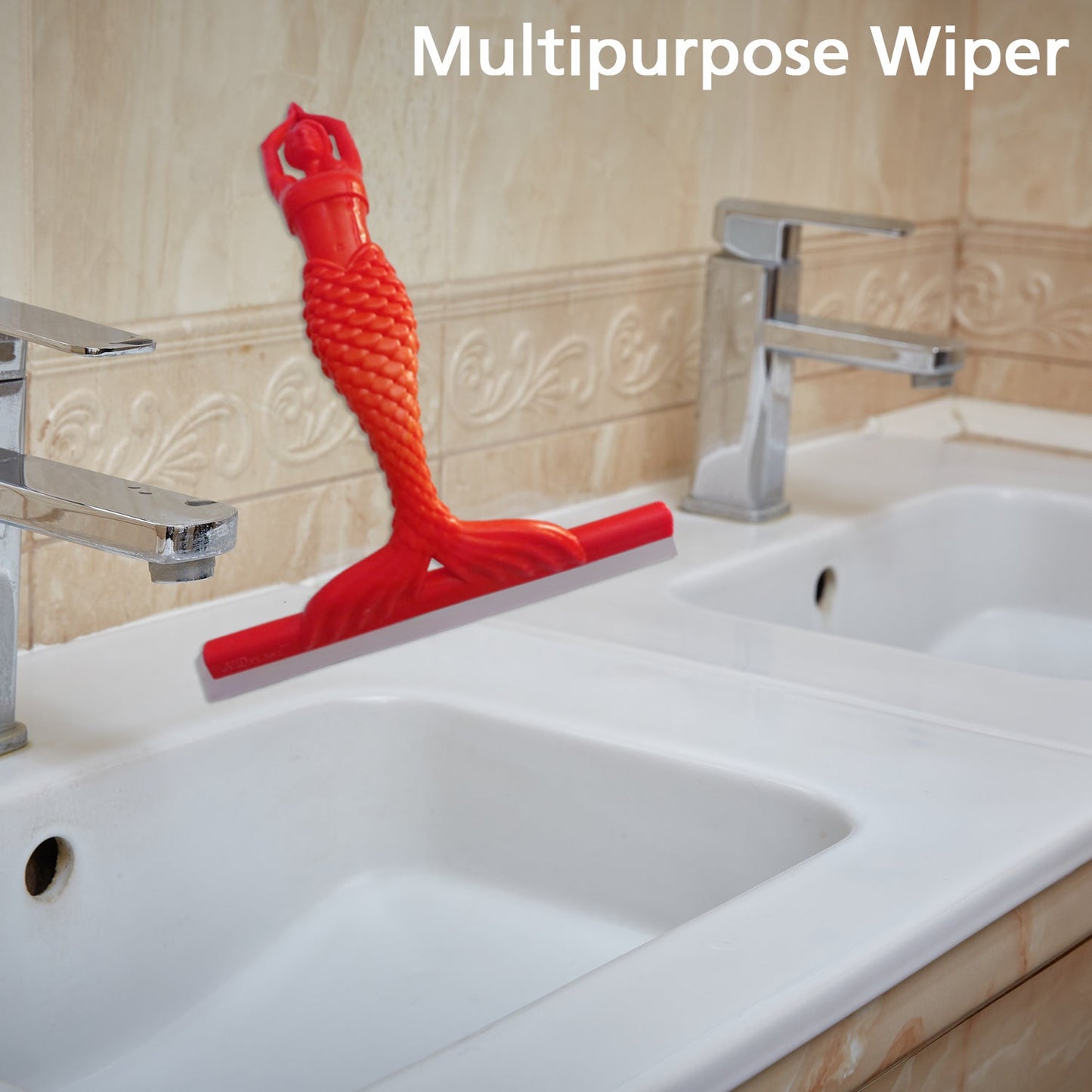 Wiper for bathroom and kitchen cleaning, ensuring a spotless finish