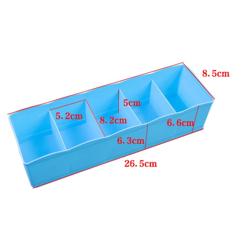 Clear bead storage tray with multiple sections for organizing various craft items.