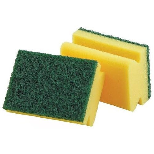 2 in 1 scrub sponge, effective for kitchen and sink cleaning