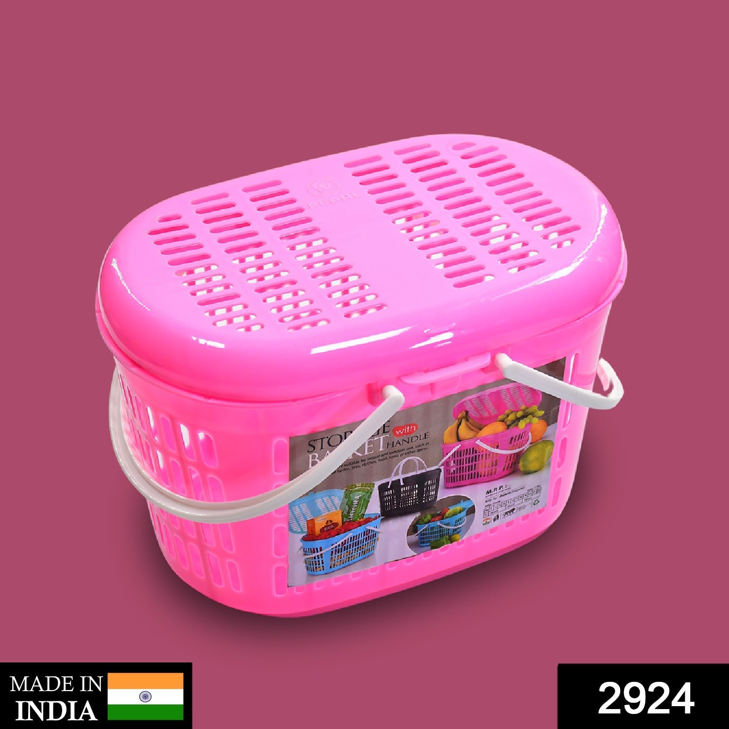 Small storage basket for utility and picnic