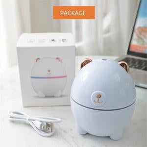 Polar bear humidifier showing misting functionality