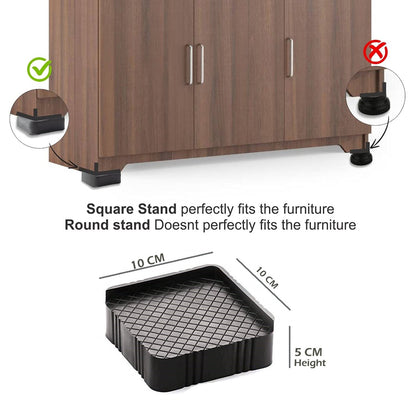 Base stand for cupboard and refrigerator