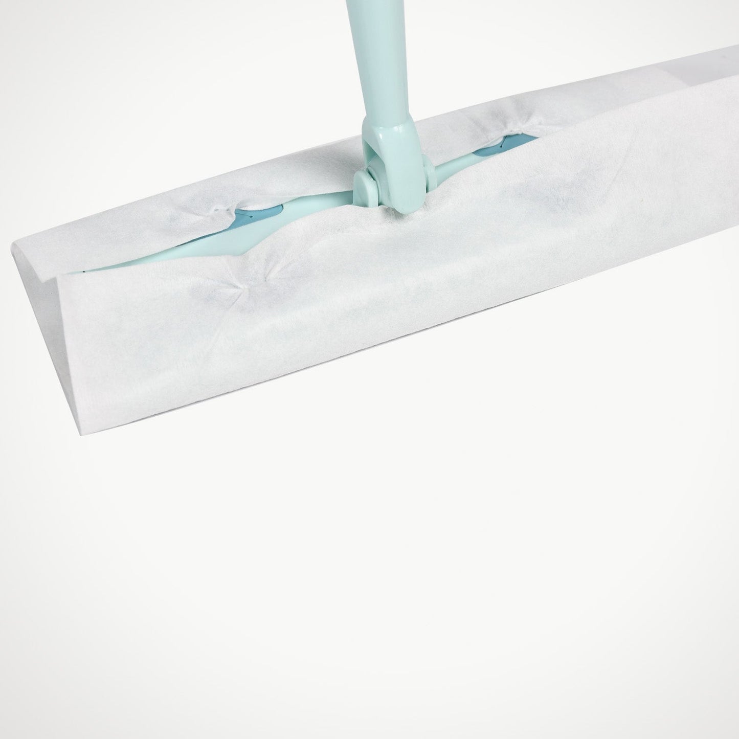 Floor mop for hands-free washing and squeezing