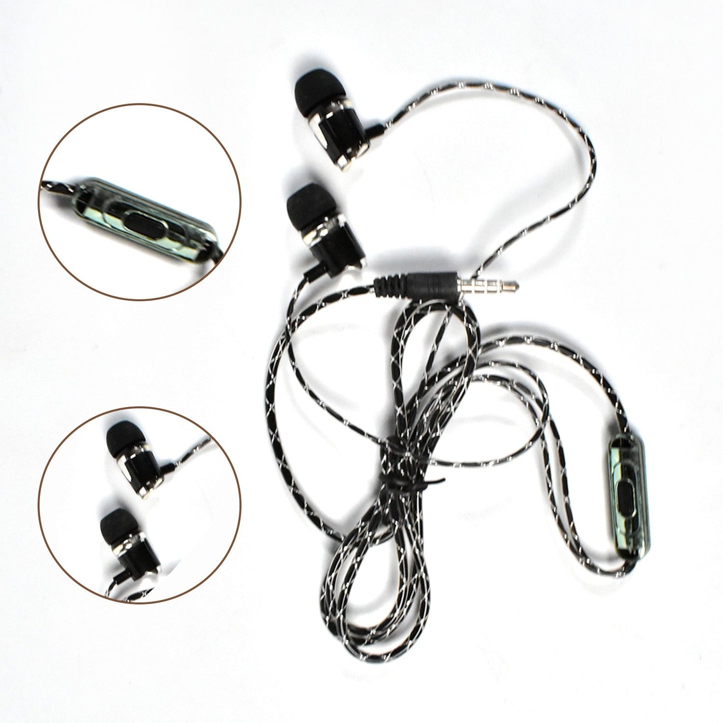 Stereo headphones with mic