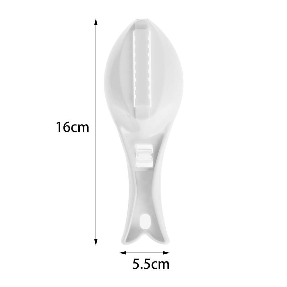 Kitchen tool for removing fish scales and peeling skin.