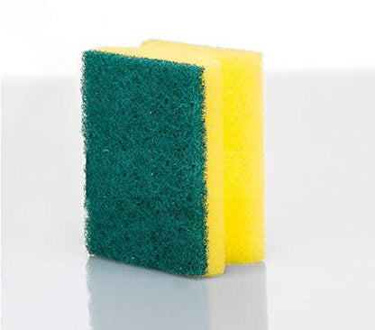 2 in 1 scrub sponge for kitchen and bathroom cleaning