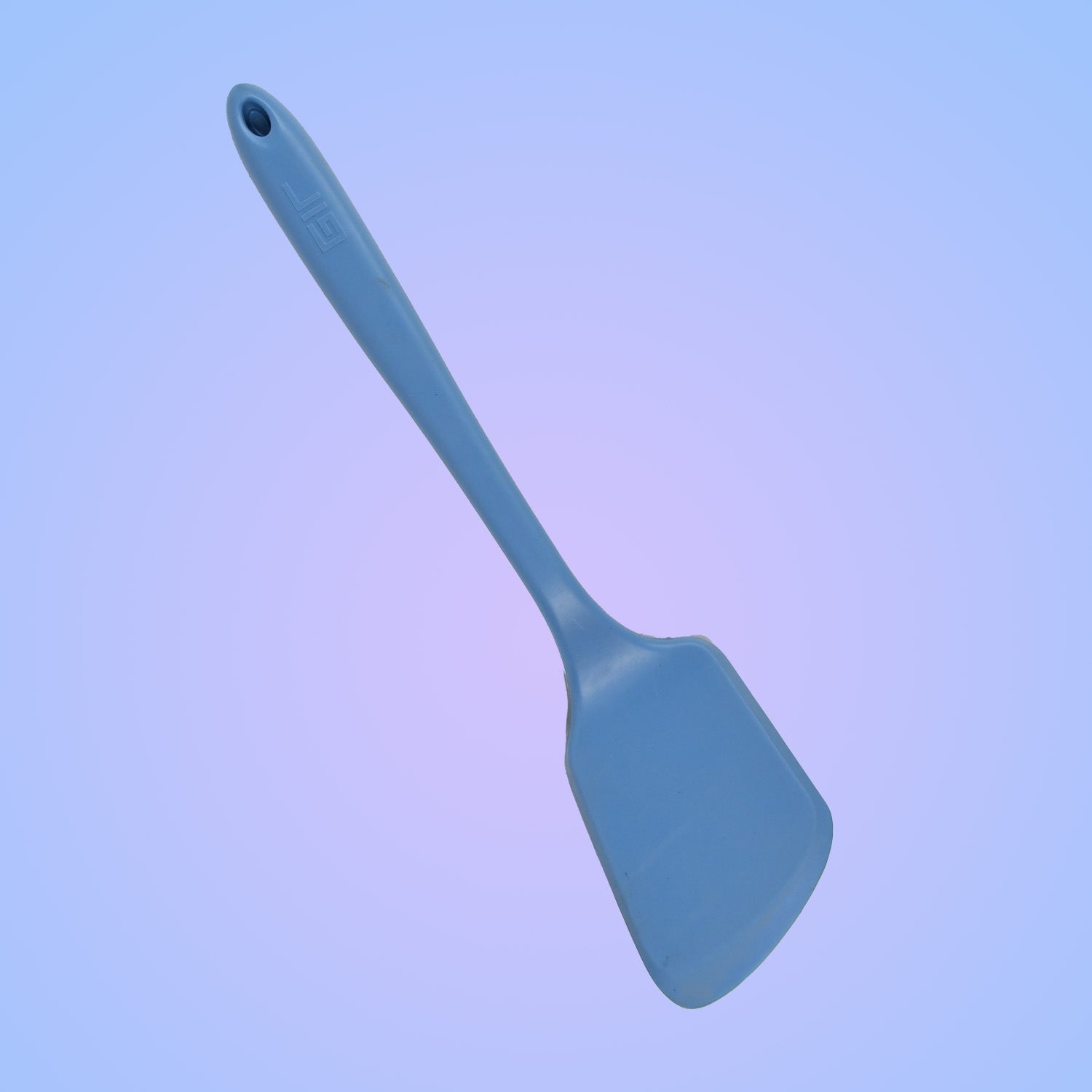 Silicone spatula with ergonomic handle