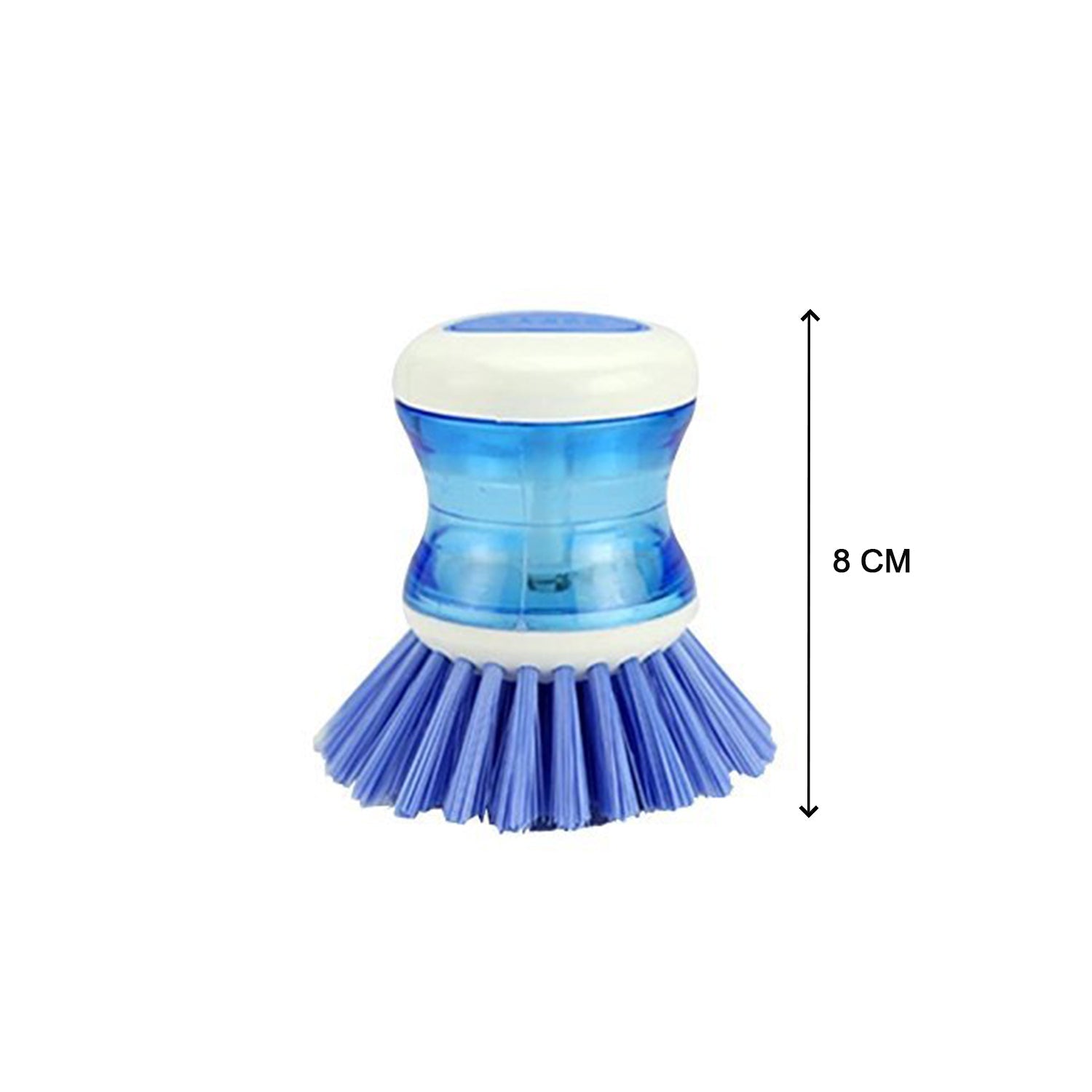 Liquid soap dispenser cleaning brush for kitchen use