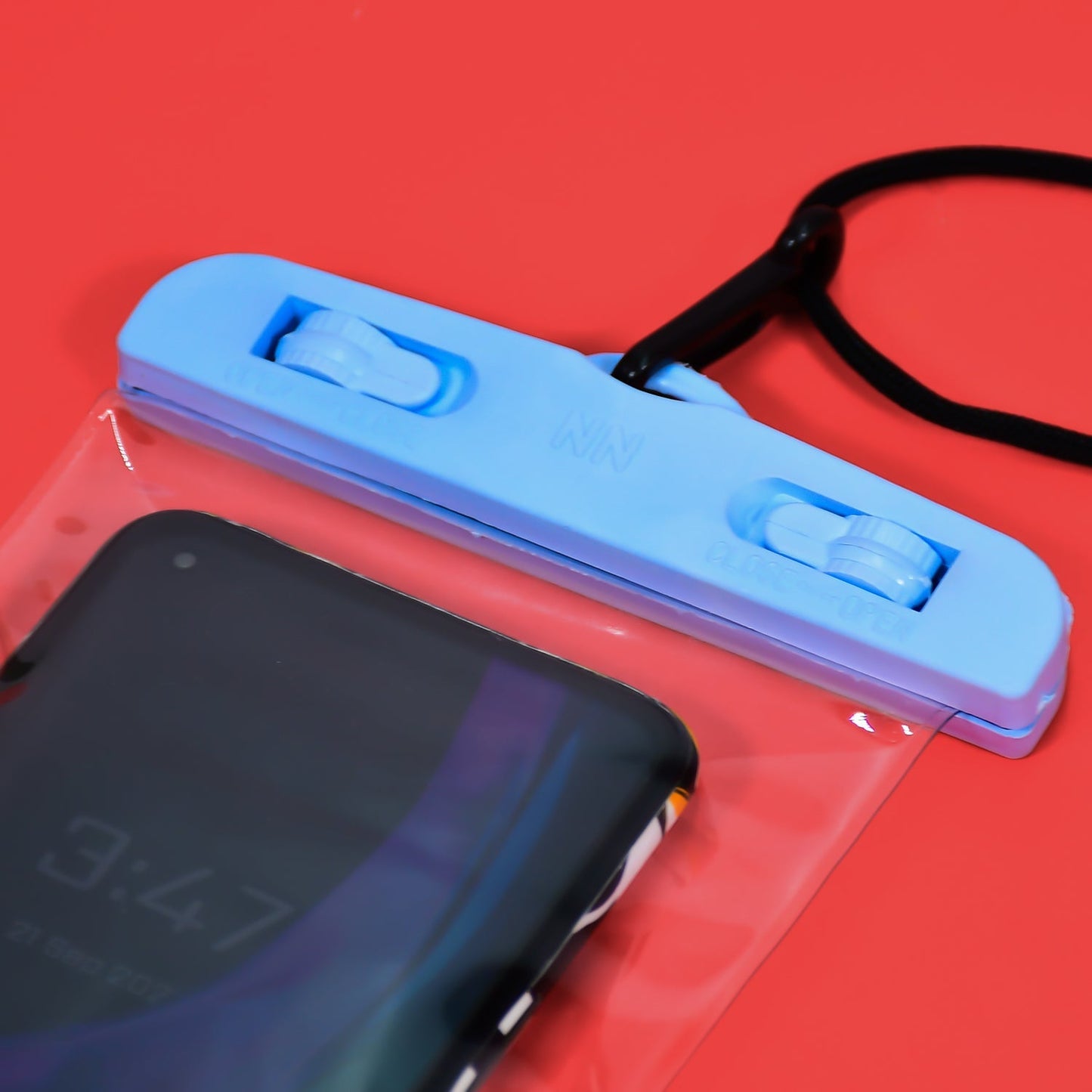 Phone pouch with waterproof seal