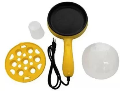 Egg frying pan and boiler machine combo