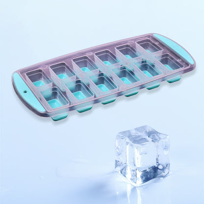 Silicone tray with cubes