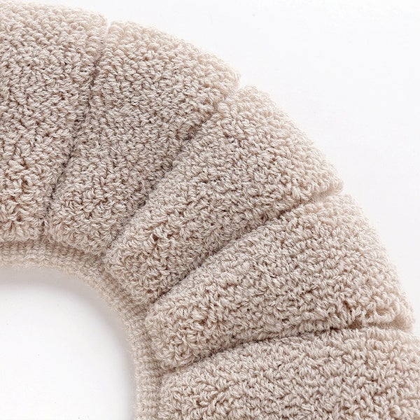 Comfortable winter toilet seat cushion with plush material for a warm and cozy feel