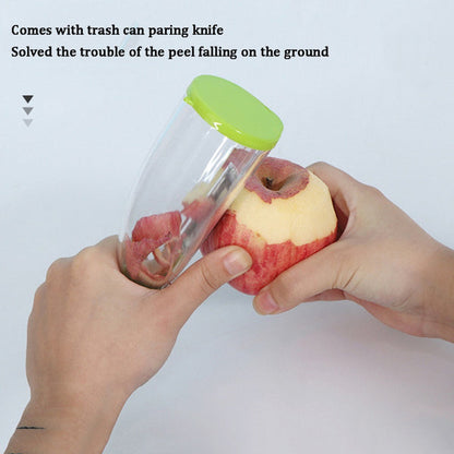 Multifunctional vegetable/fruit peeler for smart kitchen.