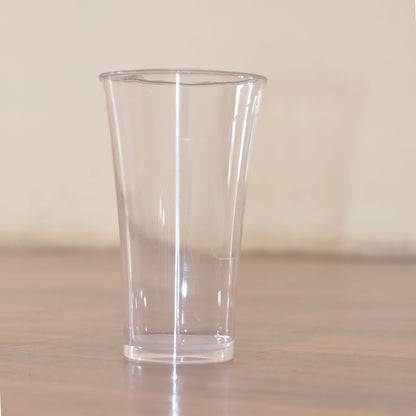 Transparent water glasses set