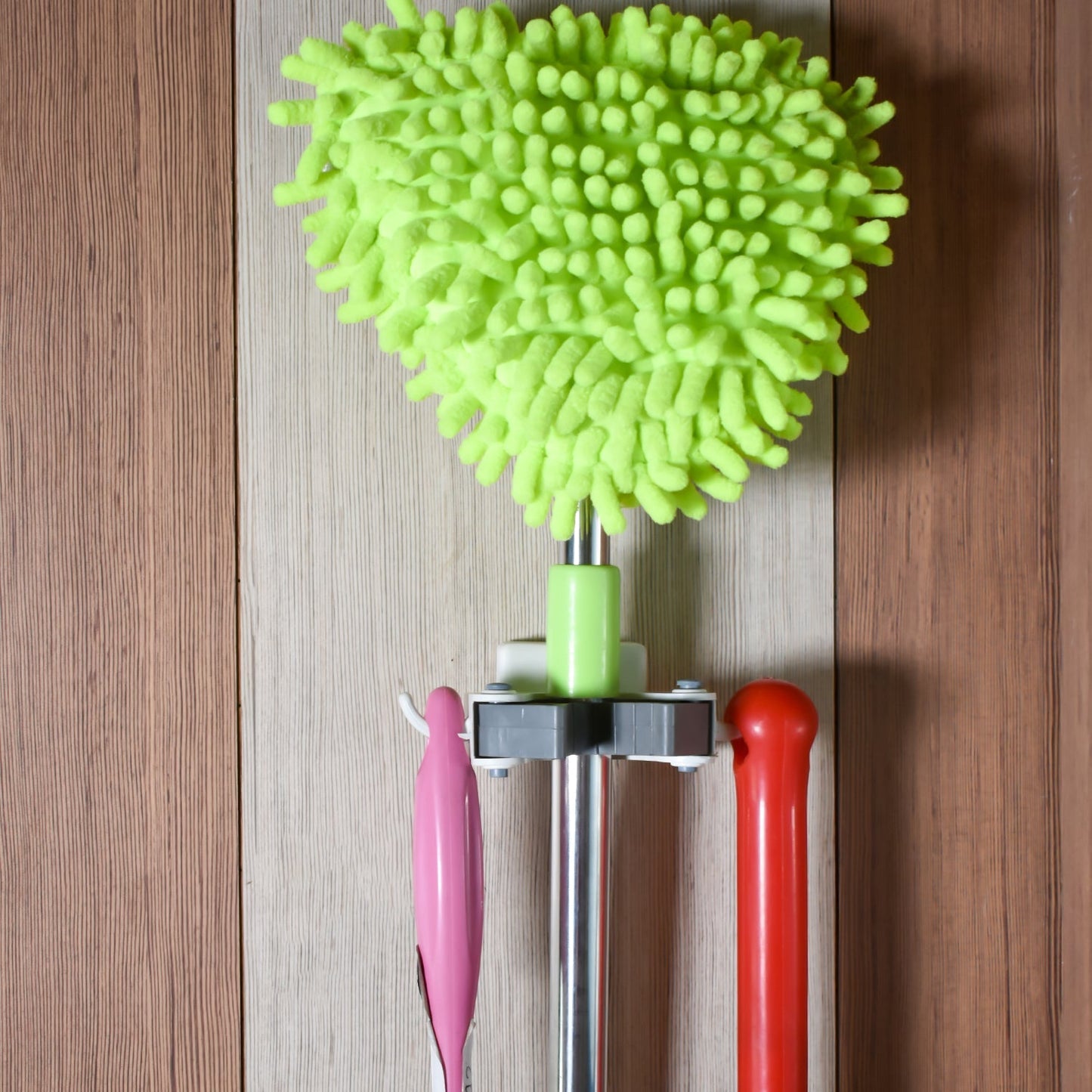 Functional mop hanger for home and office use