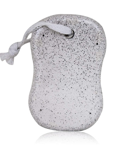 Oval foot scrubber stone with handle