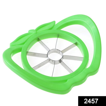 Durable plastic apple slicer with 8 sharp blades