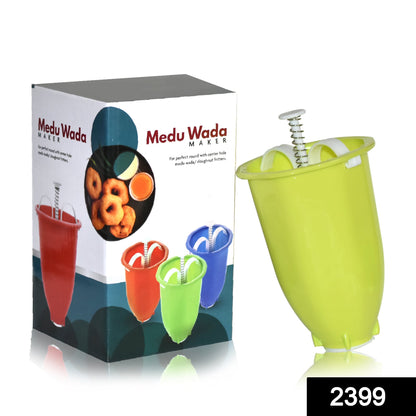 Easy-to-use plastic Medu Vada maker machine.