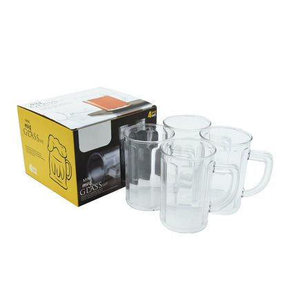 Unbreakable plastic drinking glasses set of 4.