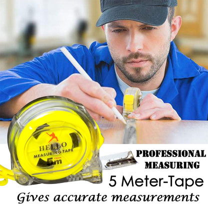 Durable 5-meter tape measure for professional use