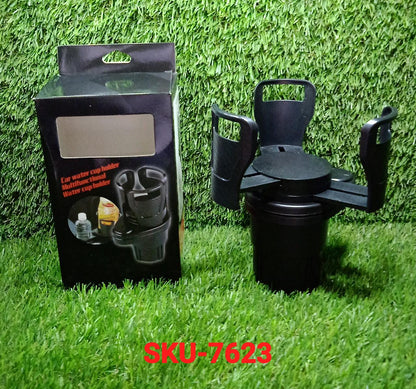 Vehicle cup holder with cushion set