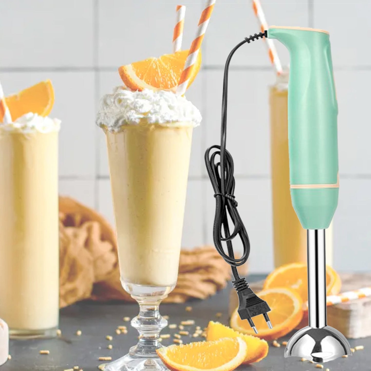 Handheld blender for soups