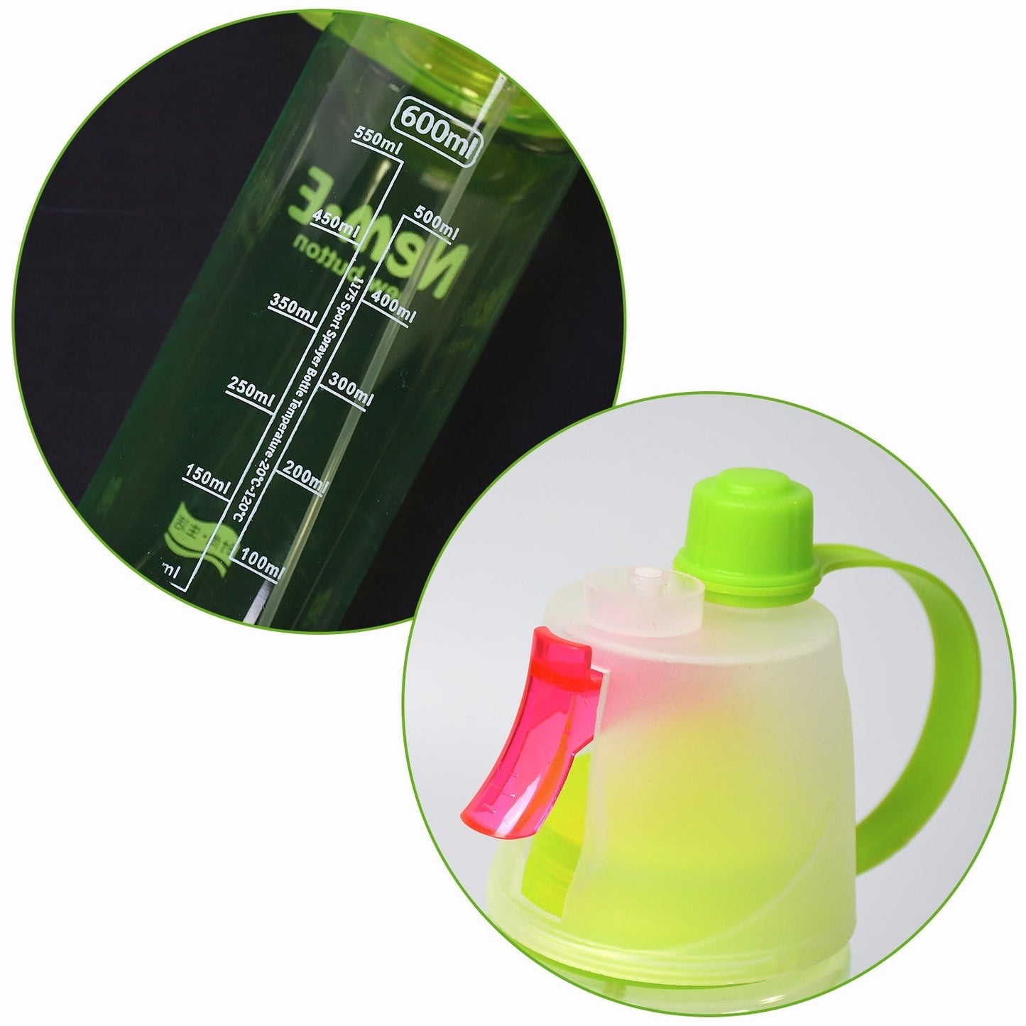 600ml sports water bottle